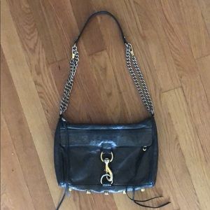Rebecca Minkoff Green Ostrich MAC Bag